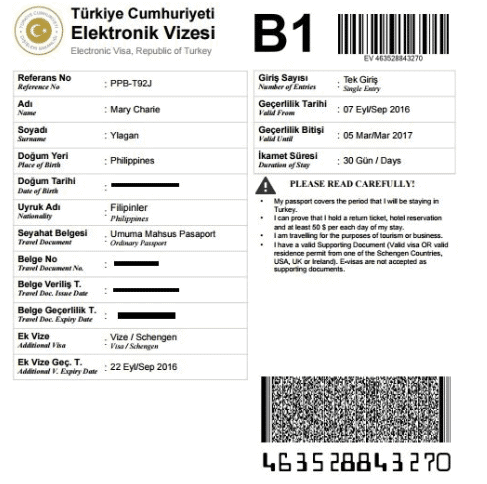 Turkey-Sample-Visa