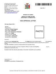Zambia-Sample-Visa